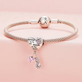 Paw Print Forever in Heart Charm - Lullaboo